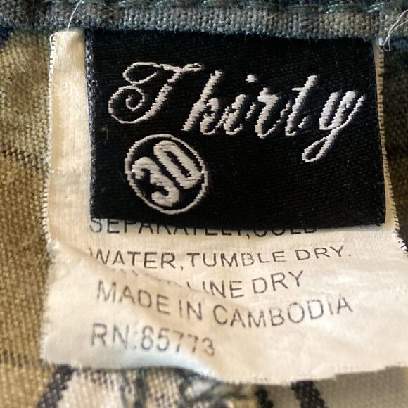 Thirty Classic Shell 💯 Cotton Men’s Short Size 30 - Picture 8 of 9